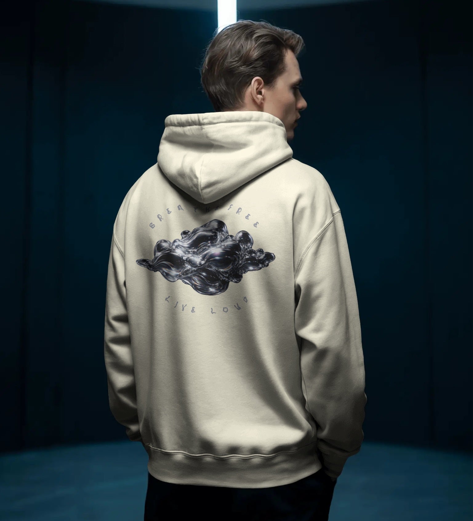 Air Edition Hoodie in Cream