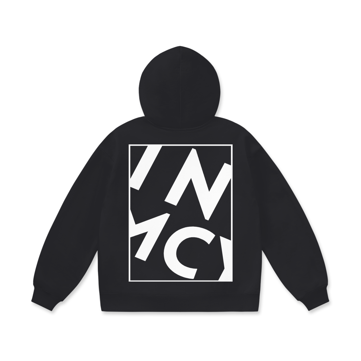 INTMCY Black Oversized Hoodie