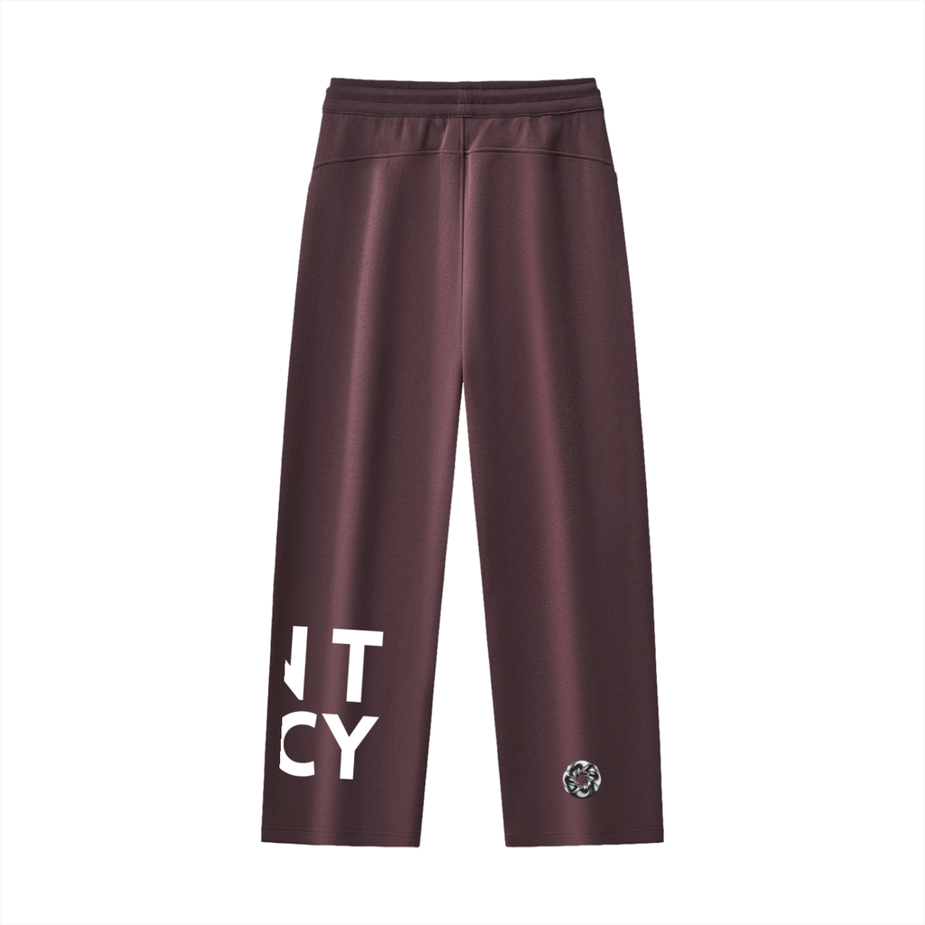 Liquid Red Straight Leg Sweatpants